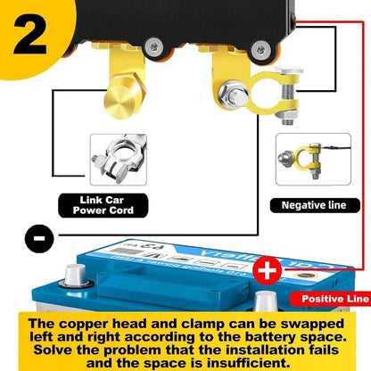 500A Remote Battery Disconnect Kill Switch 12V for Car Truck RV Heavy Duty Kit