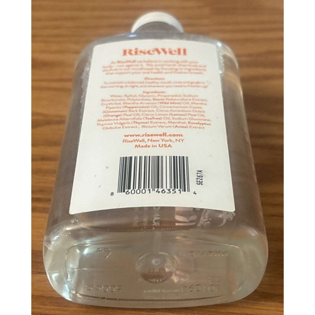 RiseWell Wild Mint Balancing Mouthwash 16oz(474ml)