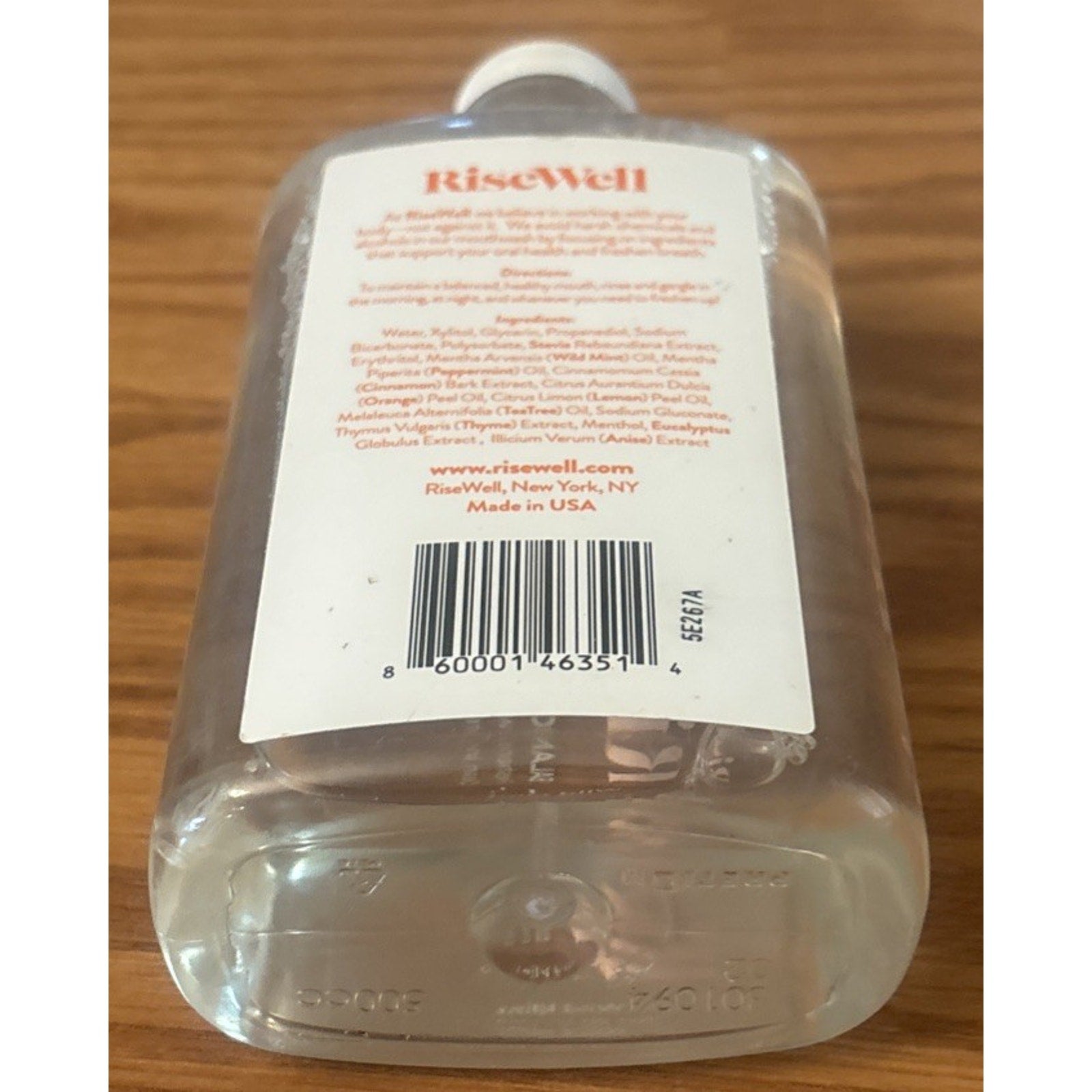 RiseWell Wild Mint Balancing Mouthwash 16oz(474ml)