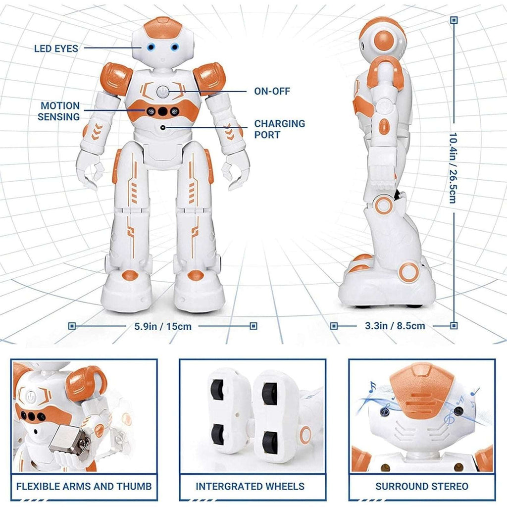 KingsDragon RC Smart Robot, Air Gesture & Sensing Programmable Remote Dance Walk