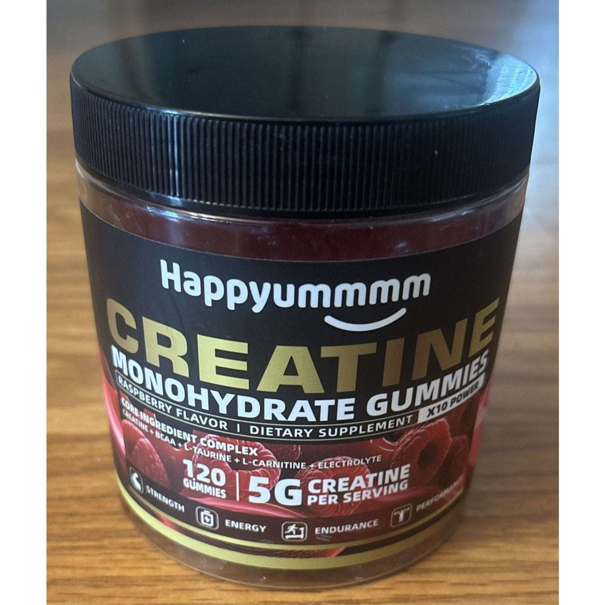 2x Happyummmm Creatine Monohydrate Gummies 5g & 5000MG Variety Pack Exp 6/27