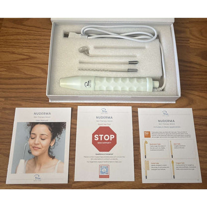 Pure Nuderma Daily Care Skin Therapy Machine with 4 Neon Wands for Skin & Hair
