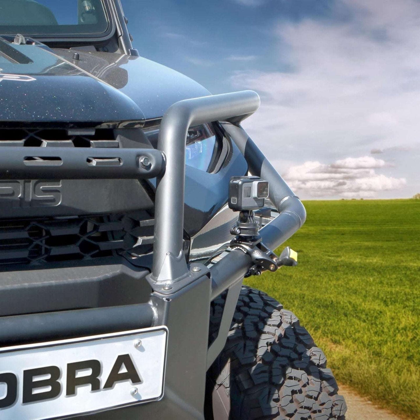 iSHOXS Cobra 360° Universal Action Cam Handlebar Roll Bar Mount Gopro DJI Osmo +