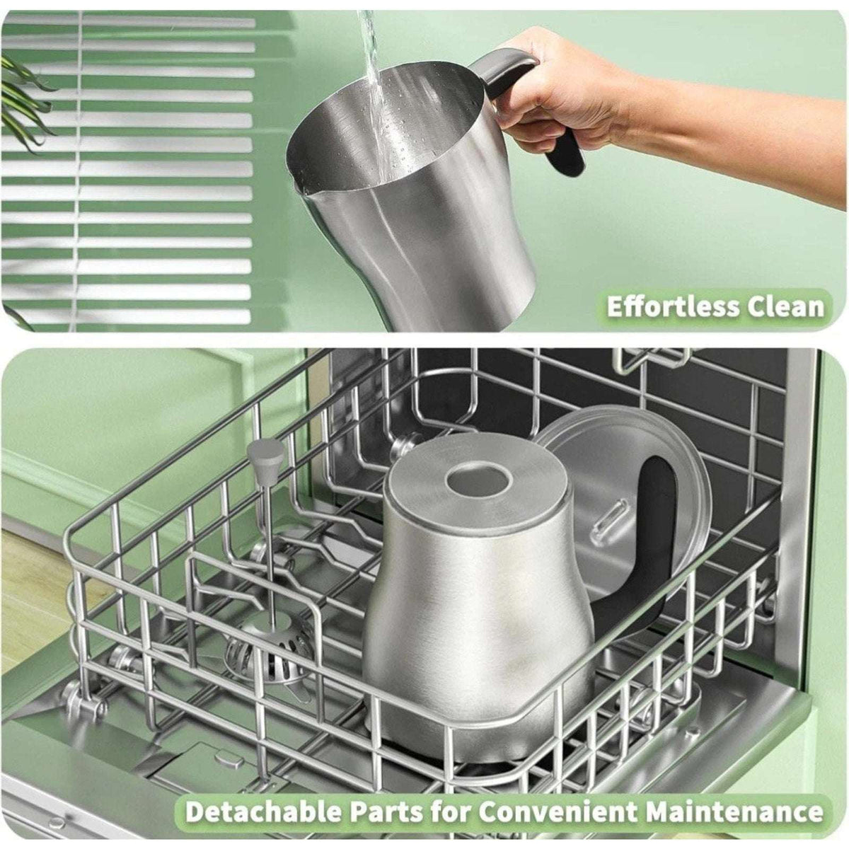 Maestri House DualFro 600 Milk Steamer Frother w Variable Temp & Froth Thickness