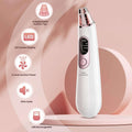 Blackhead Remover Pore Vacuum w/ LED Screen & 4 Probes Tighten, Lift & Exfoliate