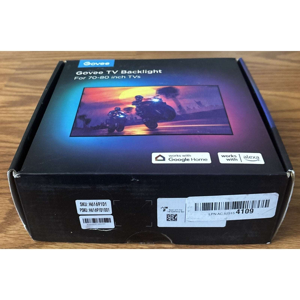 Govee RGBIC TV LED Backlight for 70-80 inch TVs App & Voice Control, Music Sync