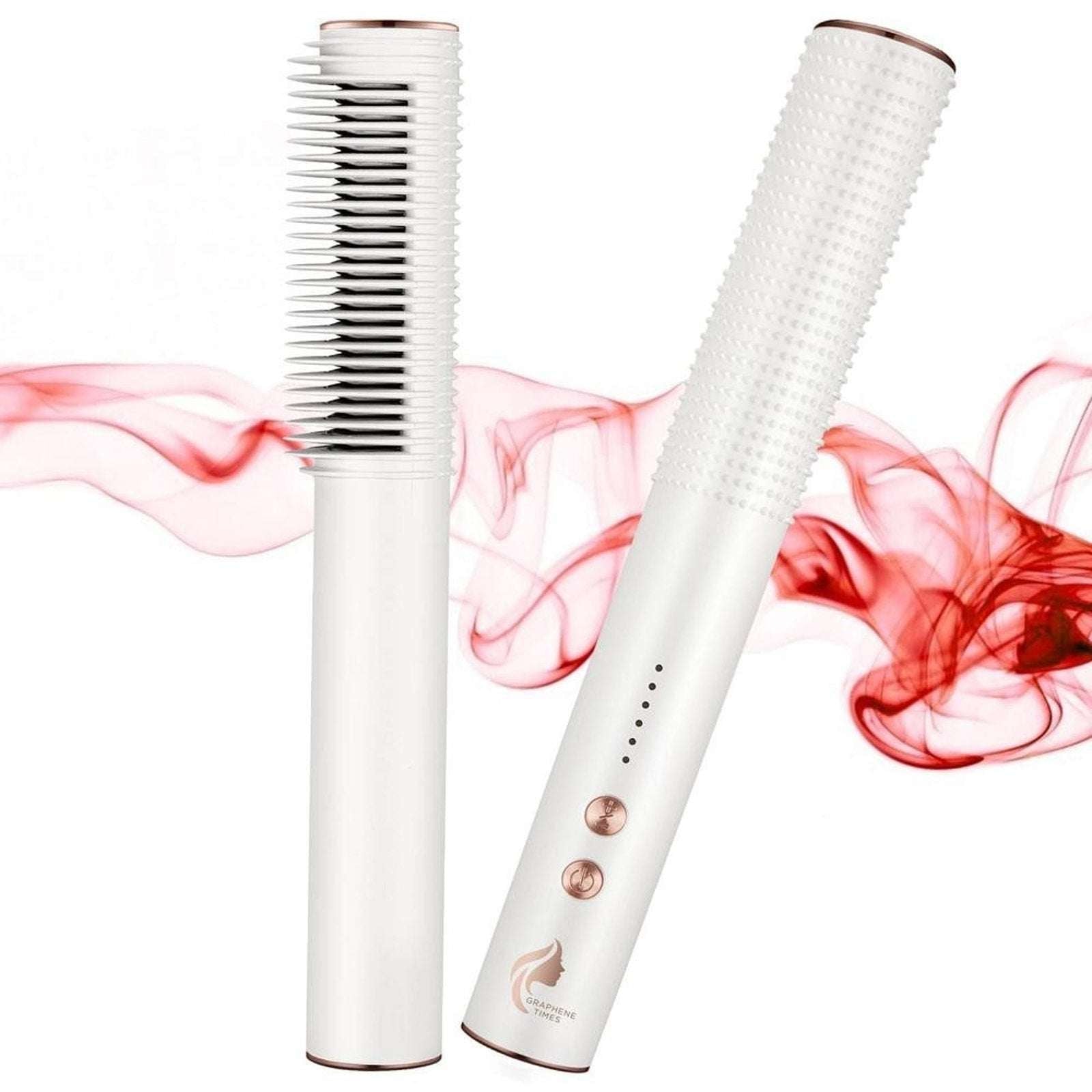 Graphene Times Hair Straightening Brush Auto-Off, Anti-Scald, Fast Heating Comb