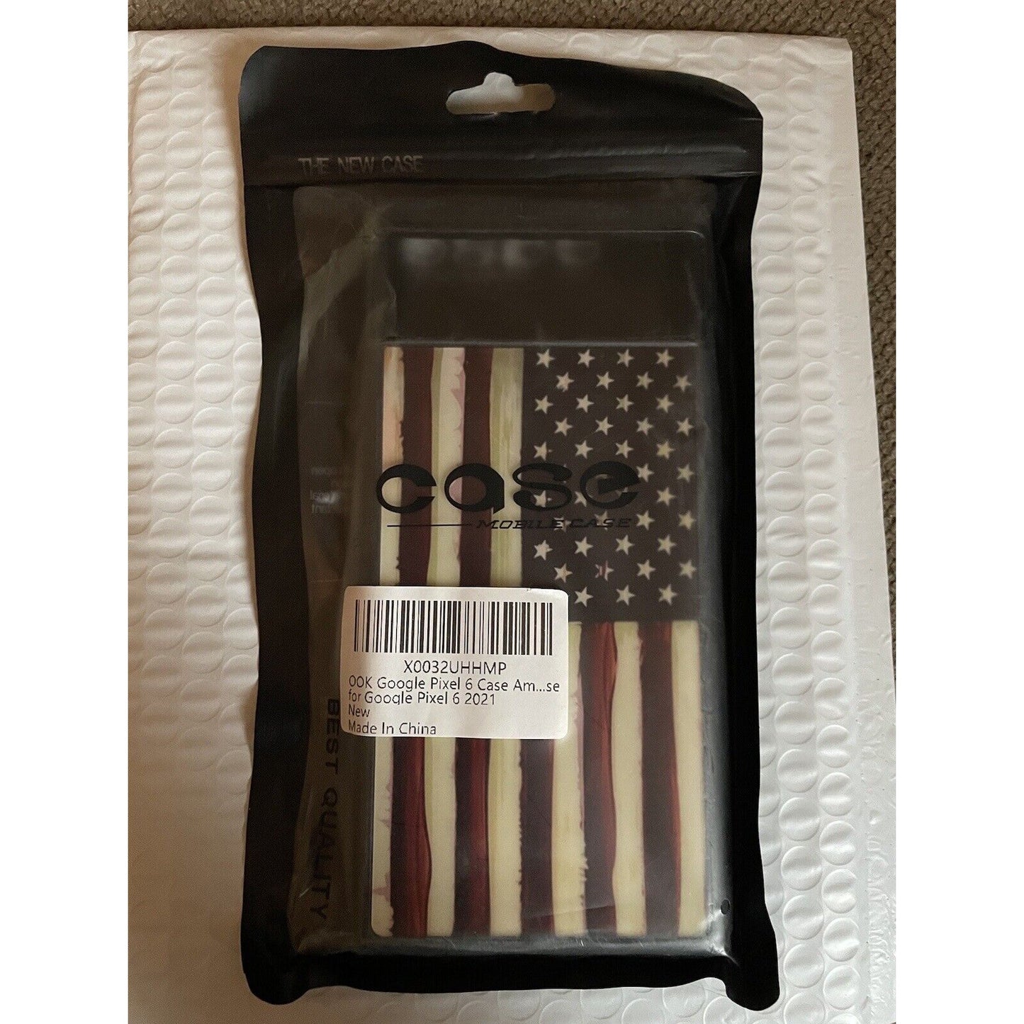 Google Pixel 6 Ultra Slim Custom Fit Distressed American Flag Phone Case by OOK