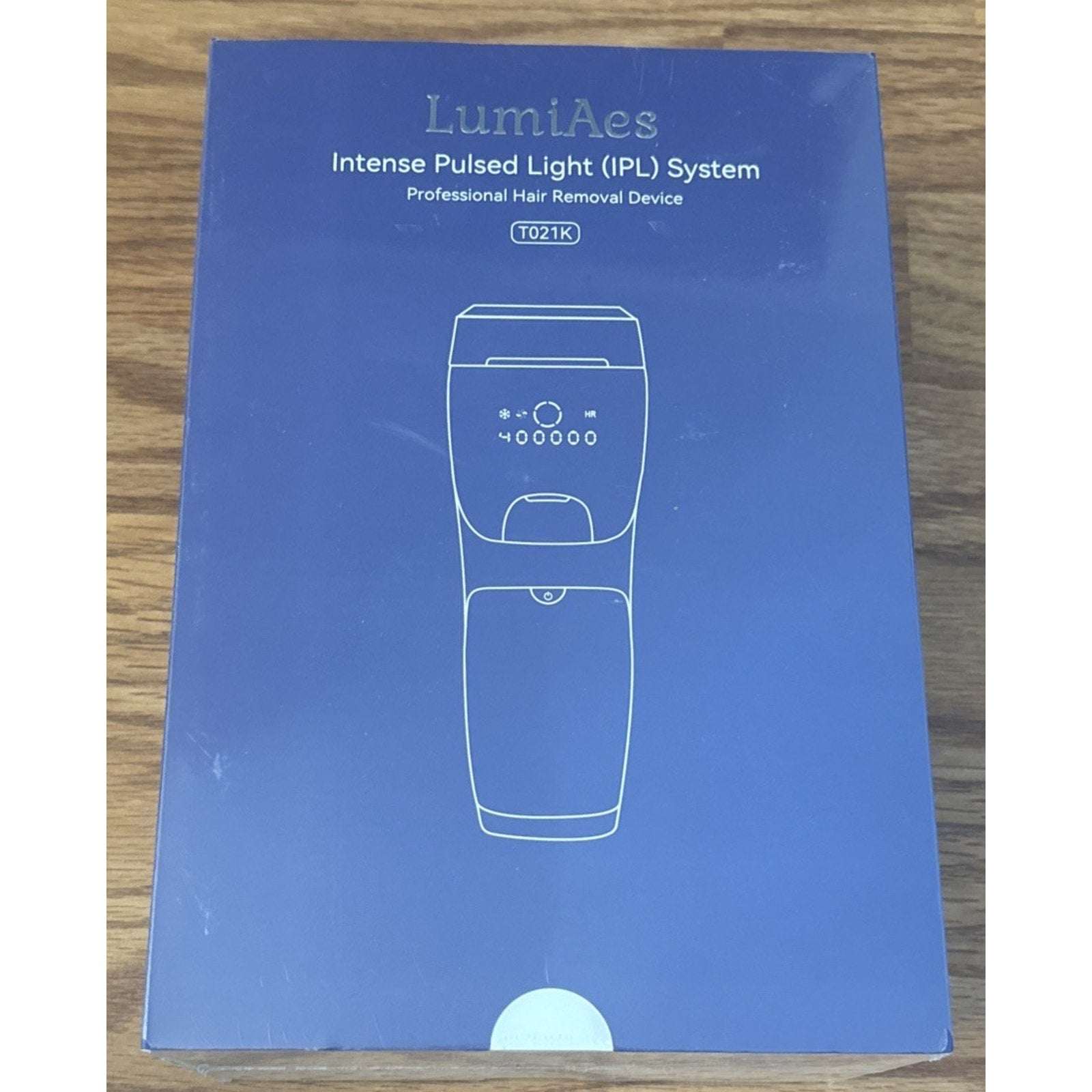 LumiAes IPL Laser Hair Removal Device, Ice-Cooling & Smart Skin Tone Recognition