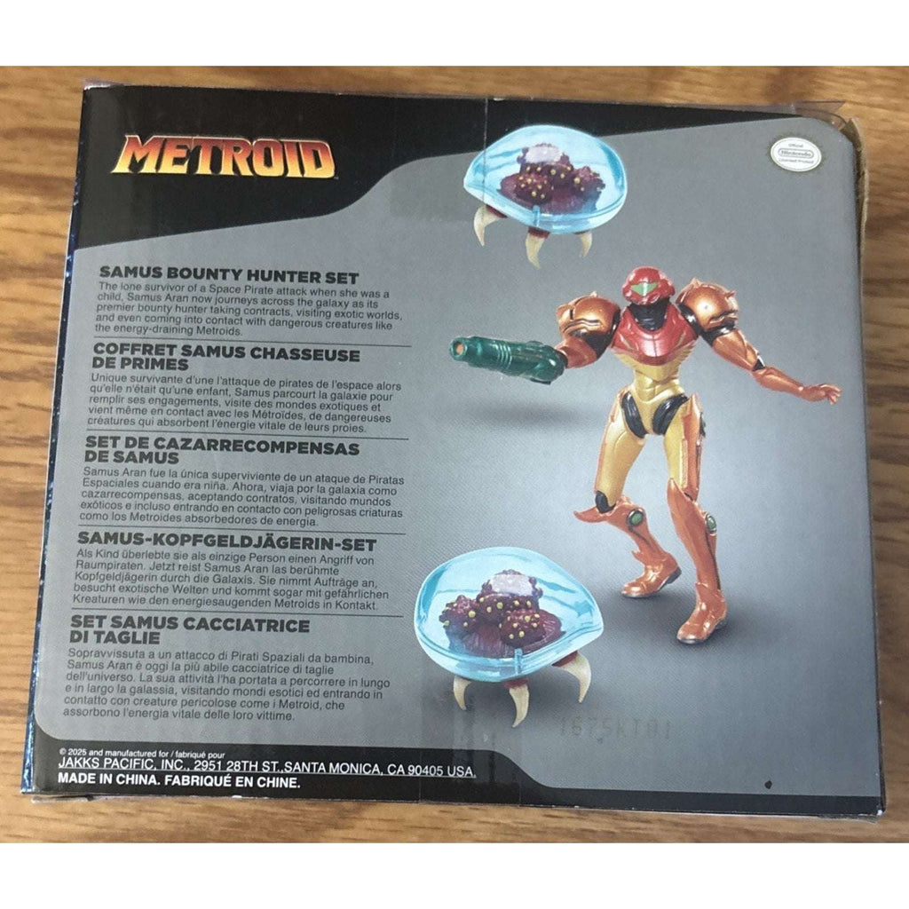 METROID PRIME BOUNTY HUNTER SET Samus World of Nintendo Jakks