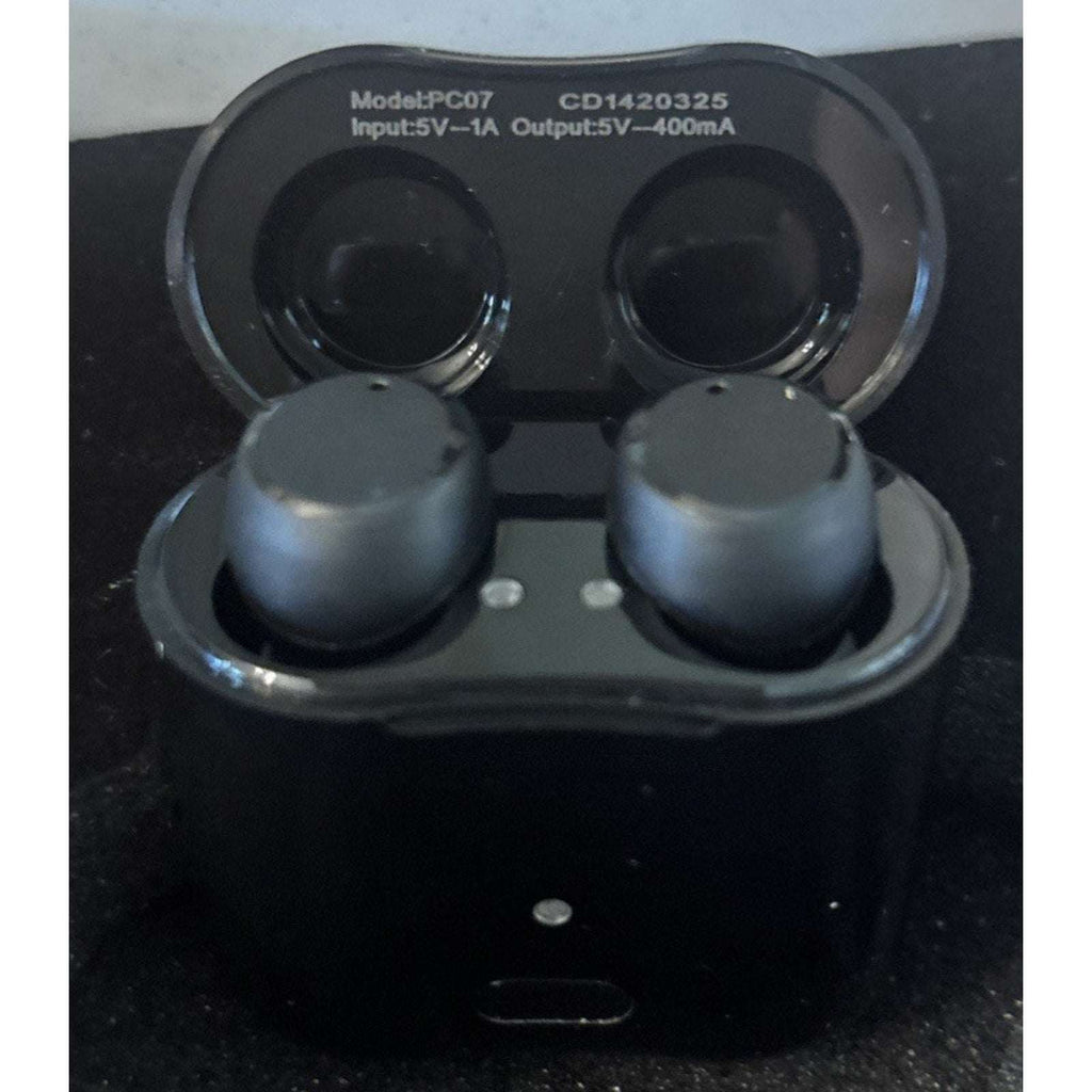 NewSound Mini Rechargeable ITE Hearing Aid, Black, Charging Case for L/R