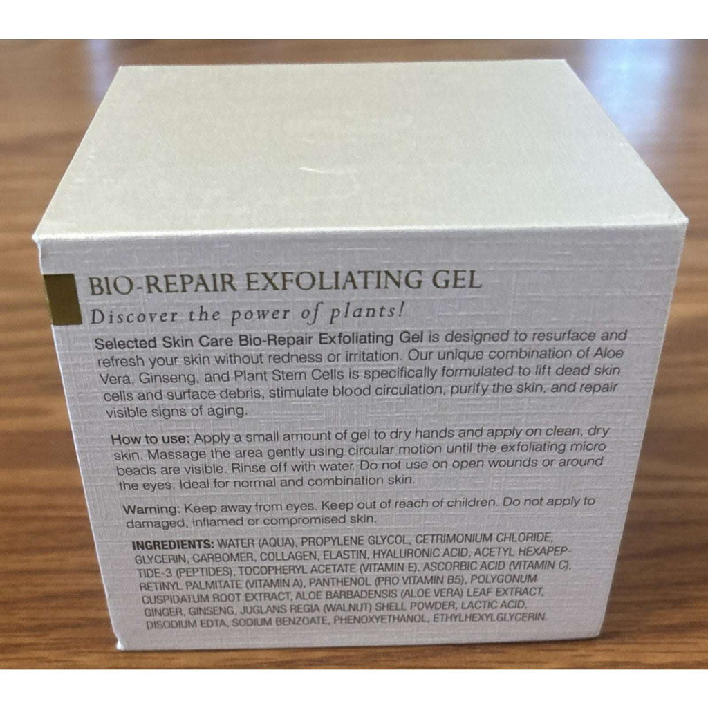 Selected Skin Care Bio Repair Exfoliating Gel w/ Aloe Vera, Ginseng & Plant Cell