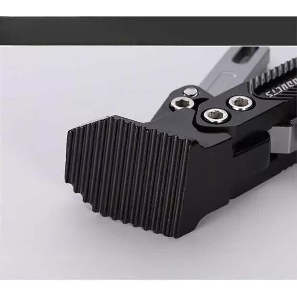 Motorcycle CNC Aluminum Alloy Kickstand Foot Side Support Adjustable READ