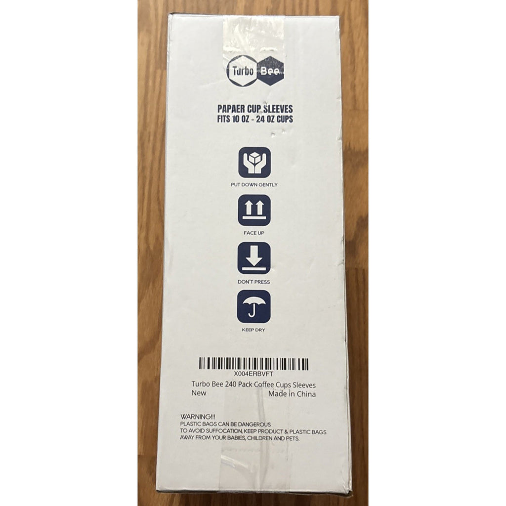 Disposable Coffee Cup Sleeves for Hot or Cold Drinks Patriotic Fits 10oz - 24oz