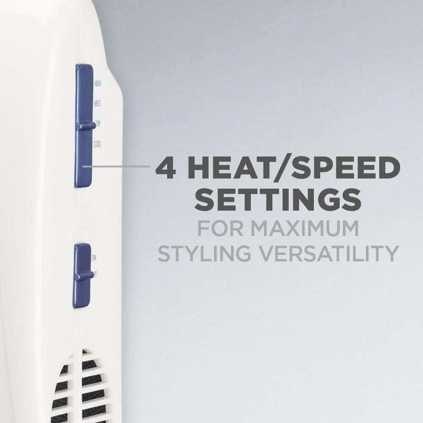 Conair Soft Bonnet Hair Dryer Styling Cap 4 Heat/Speed Settings & Volume Brush