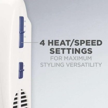 Conair Soft Bonnet Hair Dryer Styling Cap 4 Heat/Speed Settings & Volume Brush