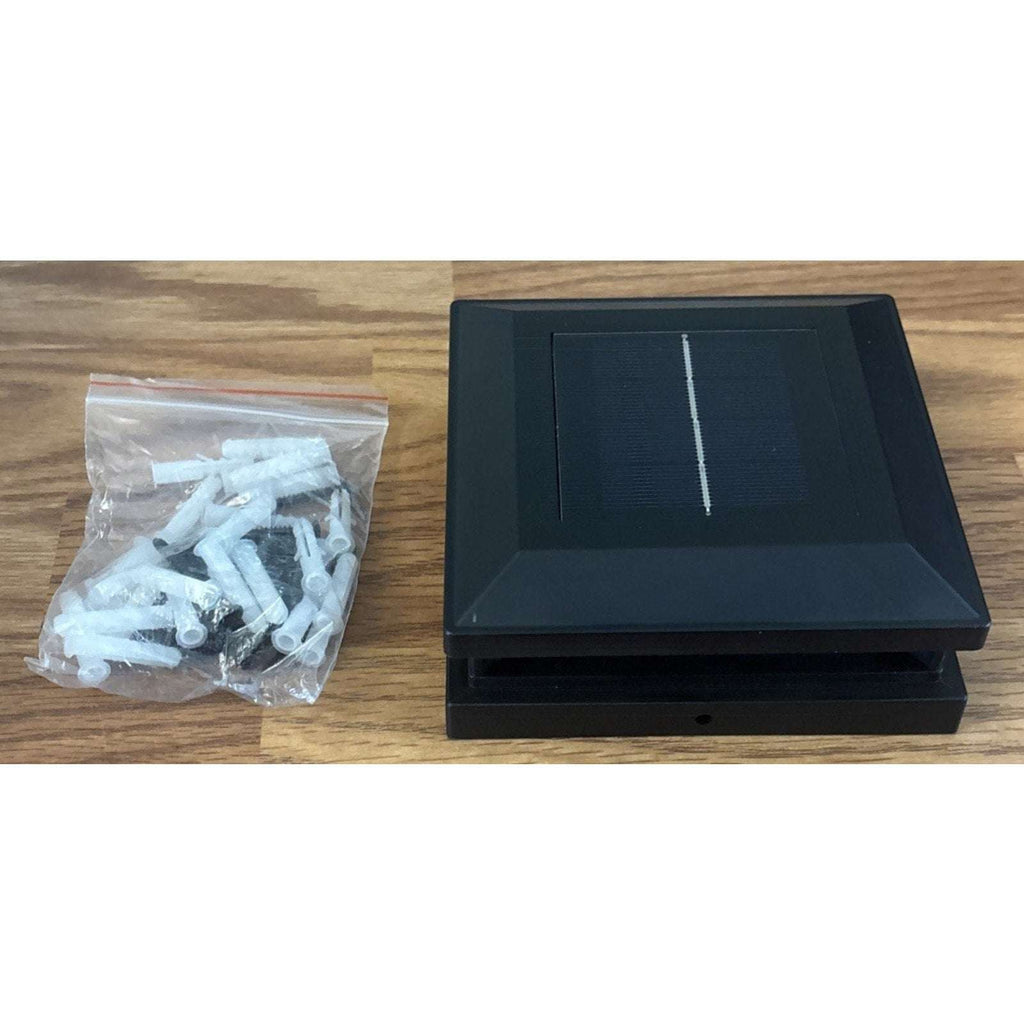 Solar Post Cap Lights Outdoor 12 Pack 3.5x3.5 4X4 4.5X4.5 5X5 Vinyl/Wooden Posts