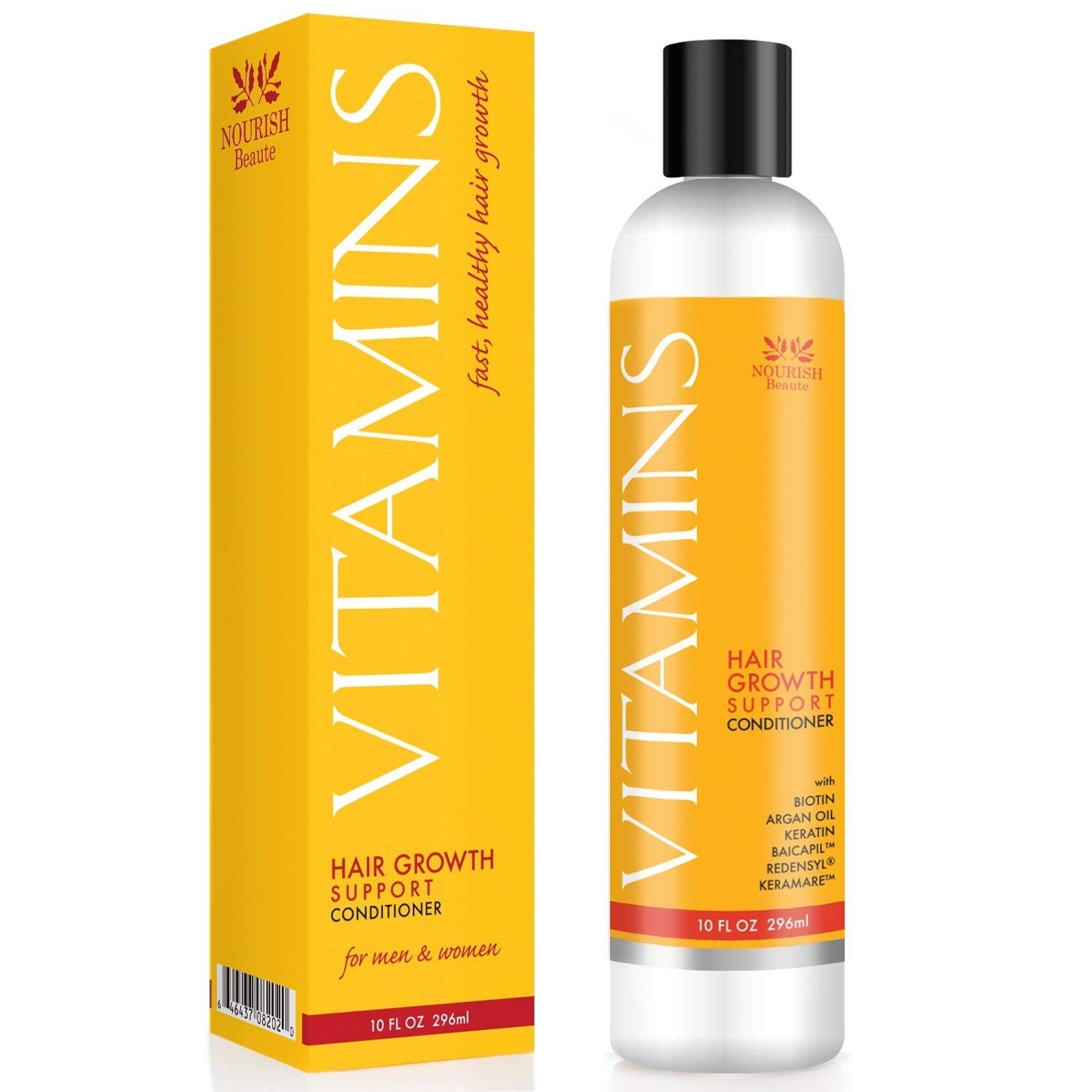 Vitamins Conditioner for Hair Loss - Promotes Regrowth, Volume & Thickening 10oz