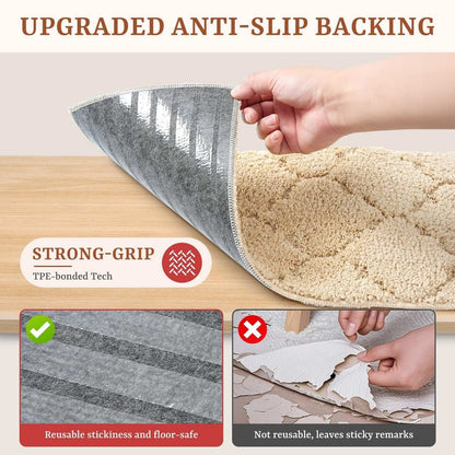 Soft Stair Treads Non-Slip for Wooden Steps, 10pcs 28"x9" Reusable & No Residue