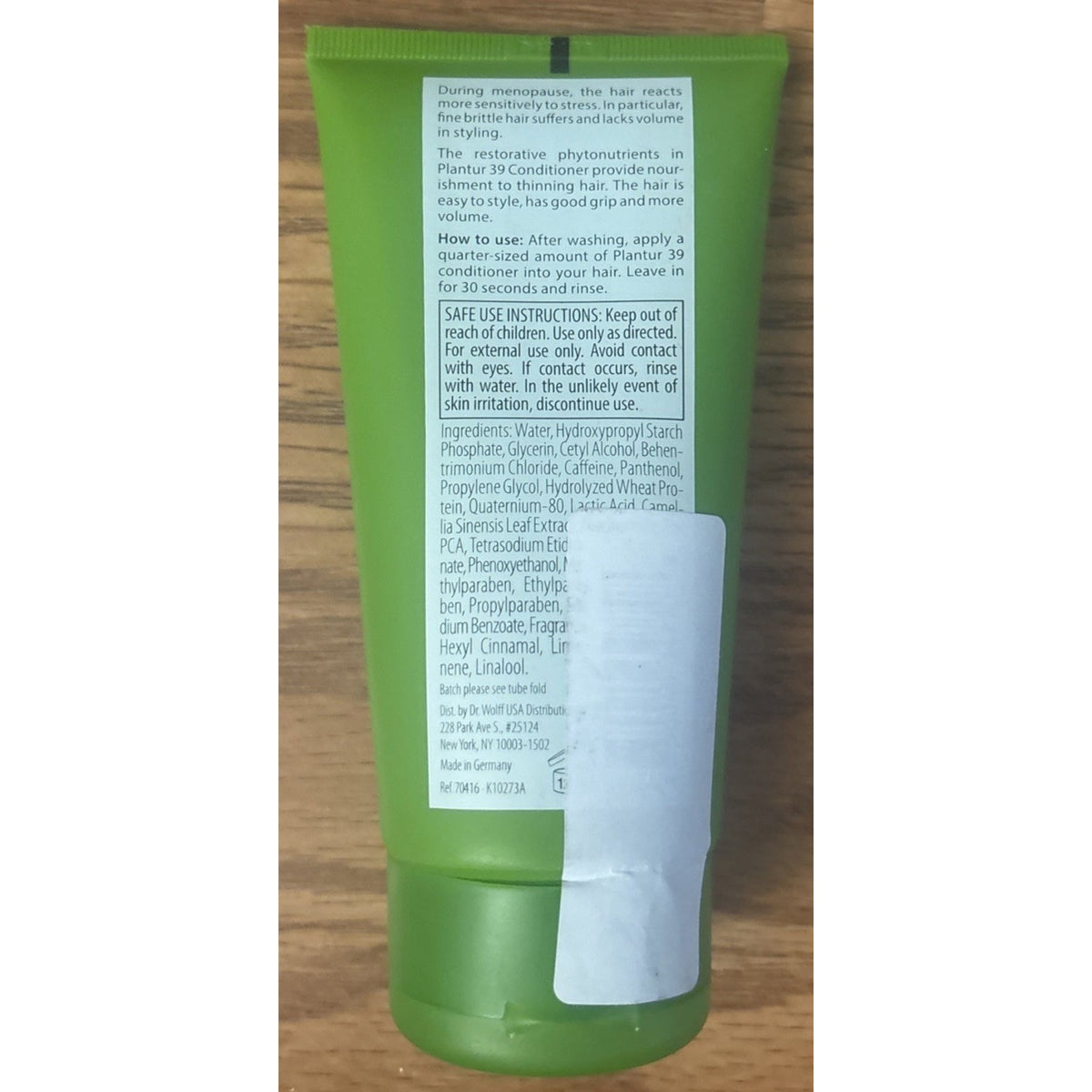 PLANTUR 39 Phyto-Caffeine Shampoo & Conditioner for Fine Brittle Hair - NEW