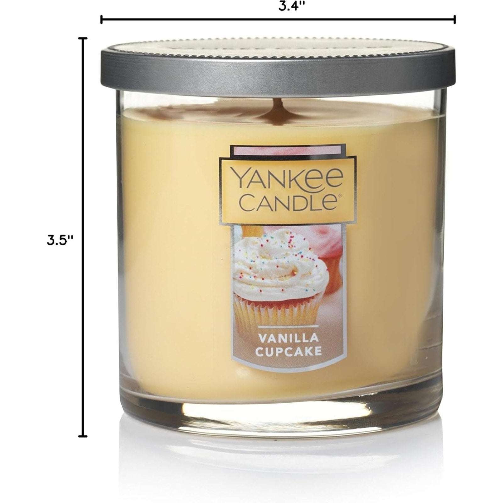 Yankee Candle Vanilla Cupcake 7oz Single Wick Tumbler Candle - Unlit, New