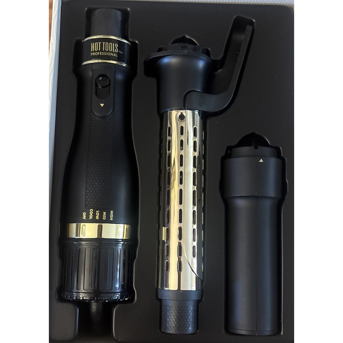 Pro Artist 24K Gold One Step Hair Dryer & Blowout Curler with 360° Air Flow -NEW