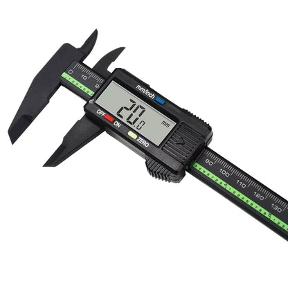 Extra Strong Engineered Plastic Digital Caliper w/ Large LCD Screen 0-6"/150mm