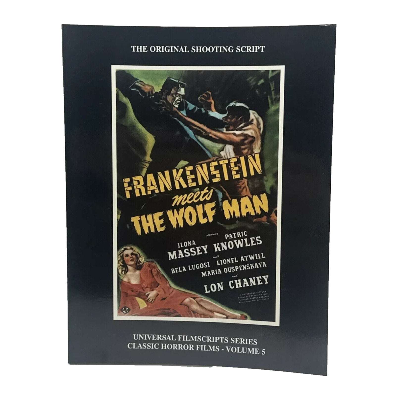 Frankenstein Meets The Wolf Man First Edition Original Shooting Script Universal