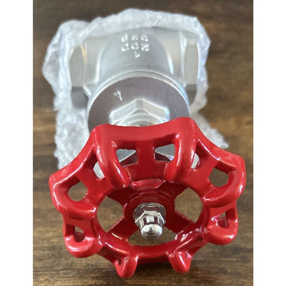 1" NPT Stainless Steel Gate Shut Off Valve Water Oil Gas Plumbing & HVAC Systems