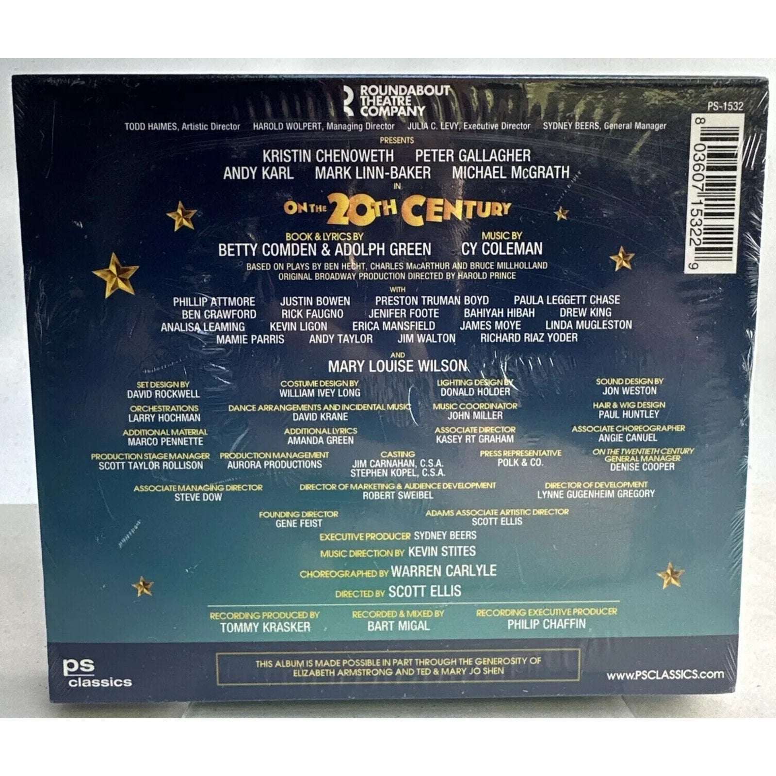 On the Twentieth Century New Broadway Cast Recording Deluxe 2-Disc Set