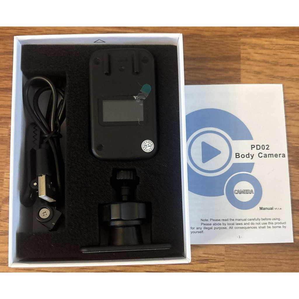 1080P Mini WiFi Body Camera w/ Audio Waterproof Car Sports Recorder w/ Back Clip