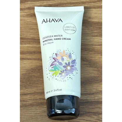 AHAVA DeadSea Water Mineral Hand Cream Bibi Aqua LIMITED EDITION 3.4 fl oz NEW!
