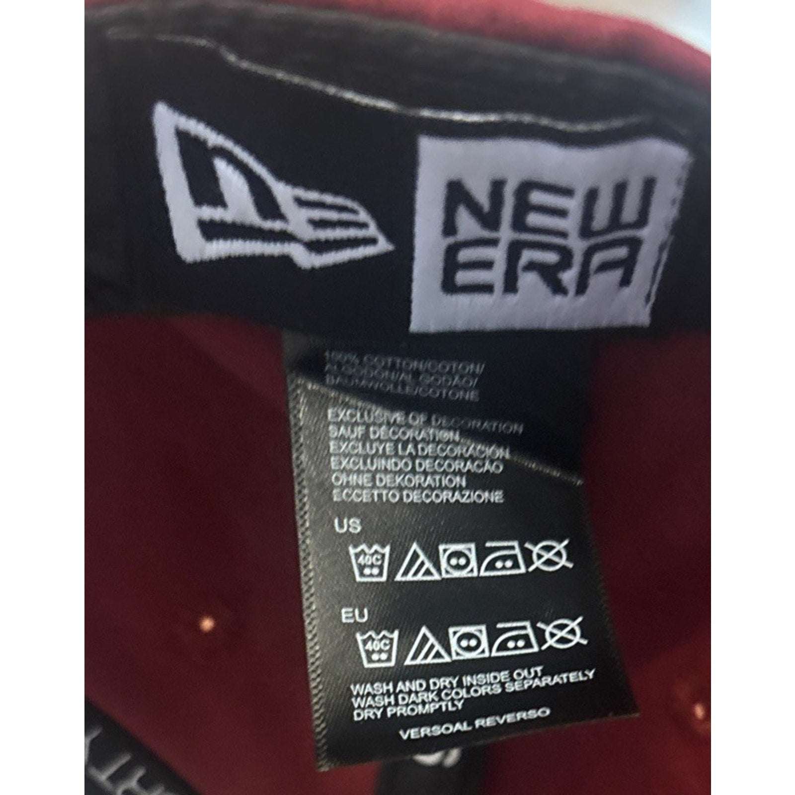 New Era 9FORTY New York Yankees 75th Anniv. A-Frame Snapback Hat Cap Red & Black