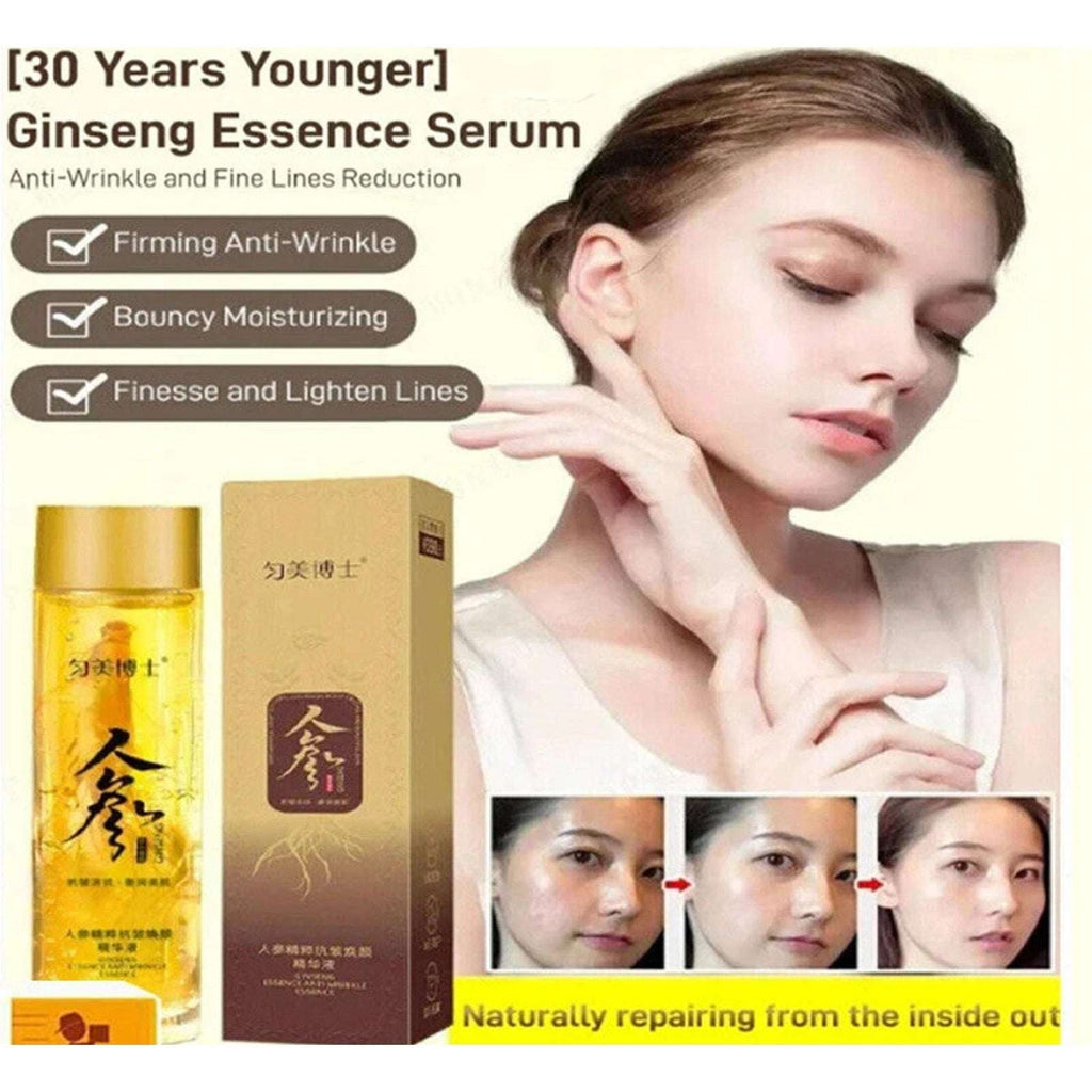 Ginseng Gold Extract Anti Aging Essence Oil, Anti-Wrinkle Polypeptide 120ml