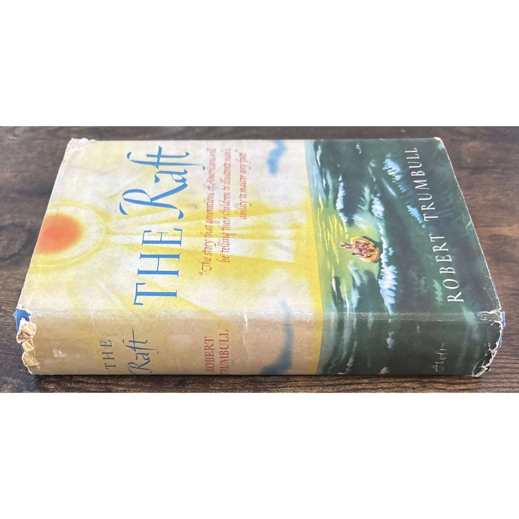 The Raft Robert Trumbull 1942 Henry Holt Co HCDJ And BOMC Insert