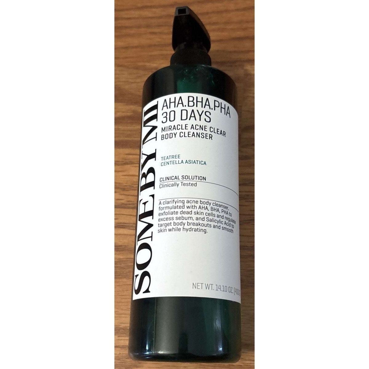 SOME BY MI AHA BHA PHA 30 Day Miracle Acne Clear Body Cleanser 14.10oz Salicylic