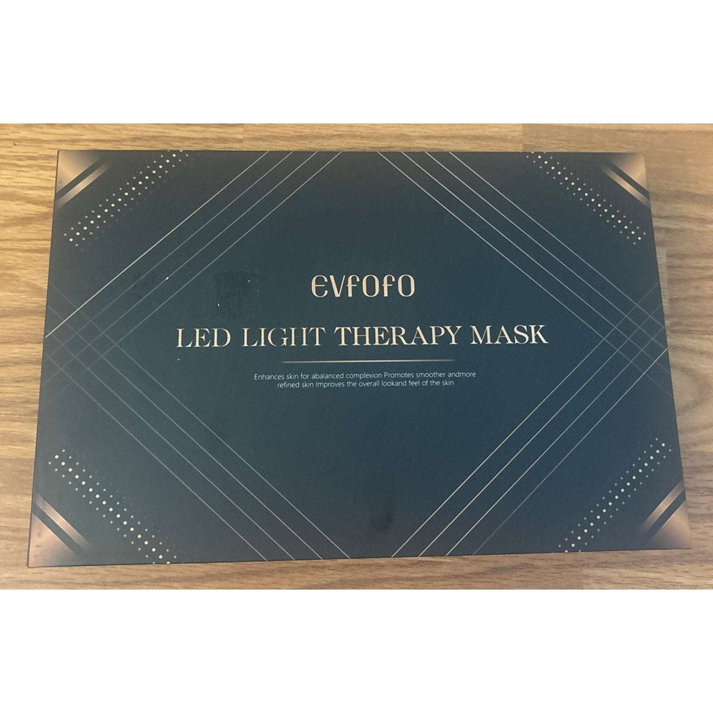 Evfofo Red LED Light Therapy Face Mask 7 Color LED Smoother & More Refined Skin
