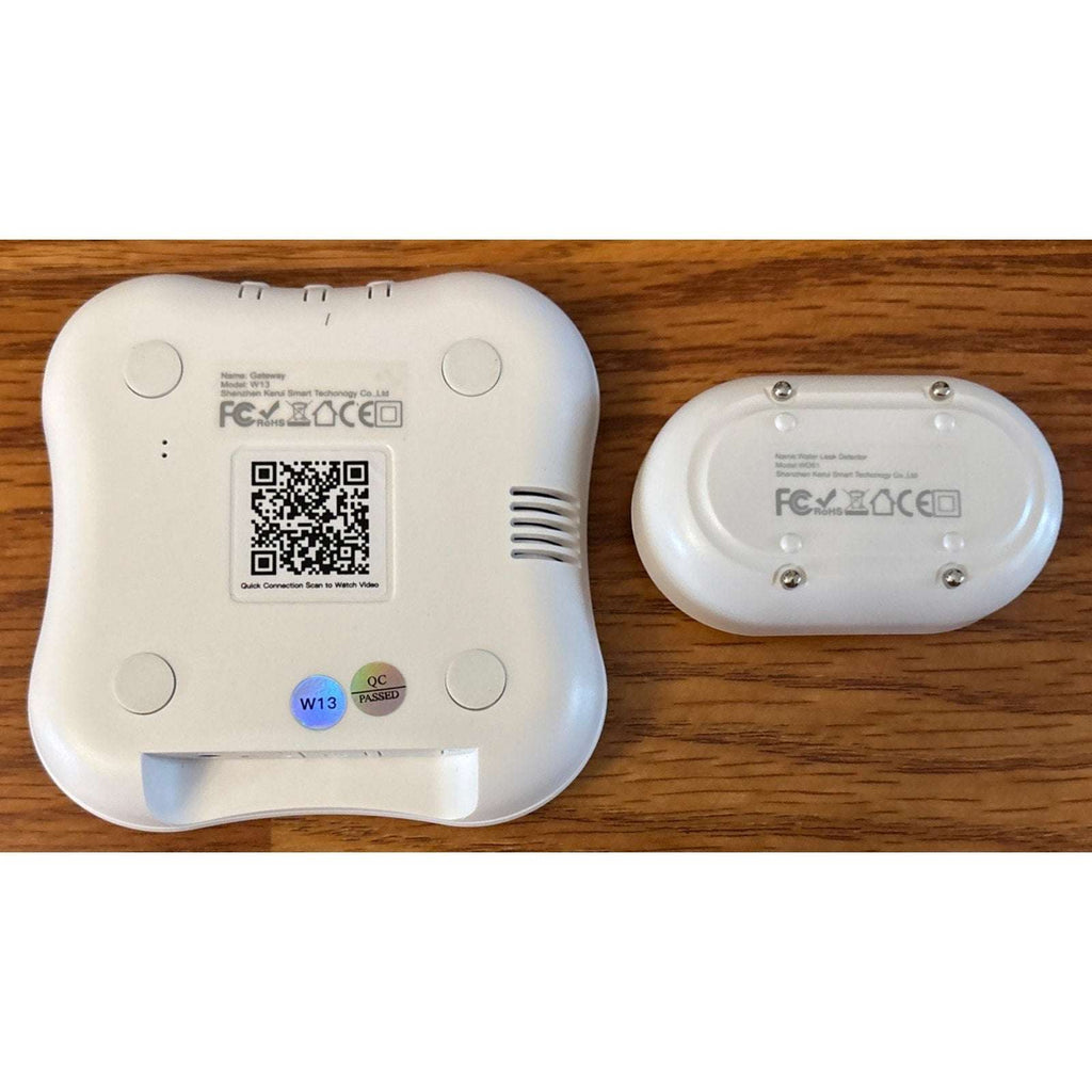 Home WiFi Water Leak Detector w/ App Notification 1 M13 Gateway + 6 WD61 Sensors
