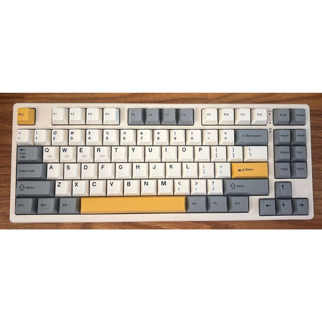 Kisnt Wireless Mechanical Keyboard, Gasket Mounted, Creamy Sound, RGB, Retro Bei