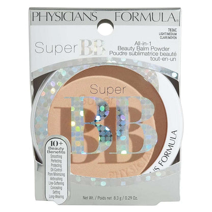 2-Pack Physicians Formula Super BB All-in-1 Beauty Balm Powder Light/Medium 7836
