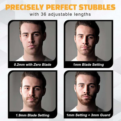 Brio Beardscape V2 Beard & Body Trimmer Cordless w/ Low Friction Ceramic Blade