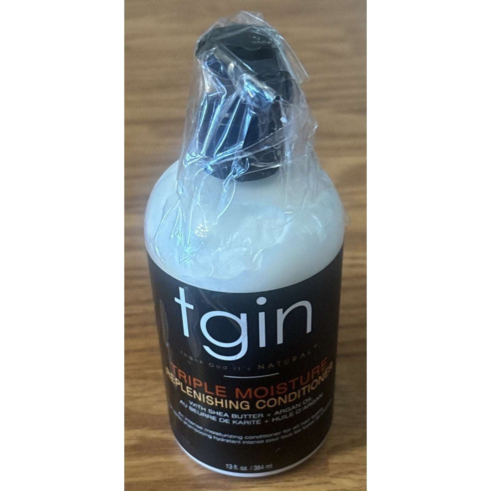 tgin Triple Moisture Replenishing Conditioner w/ Shea Butter & Argan Oil 13floz