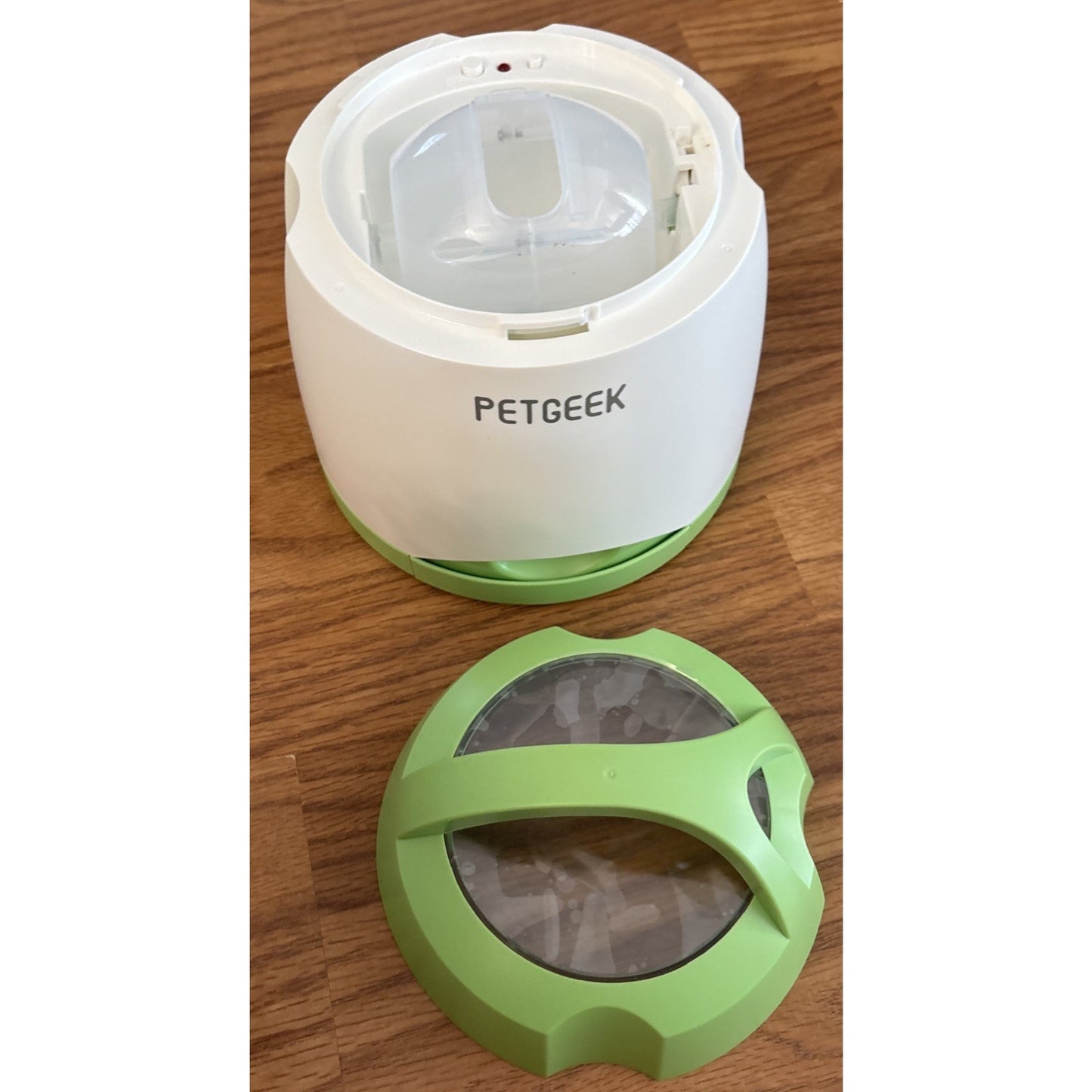 Automatic Dog Treat Food Dispenser w/ Button Remote - Memory Training Dual Power