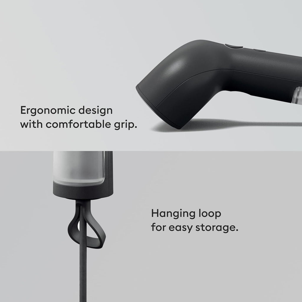 Steamery Cirrus X 1200W Handheld Clothes Steamer +Heat-Proof Steaming Pad - ONYX