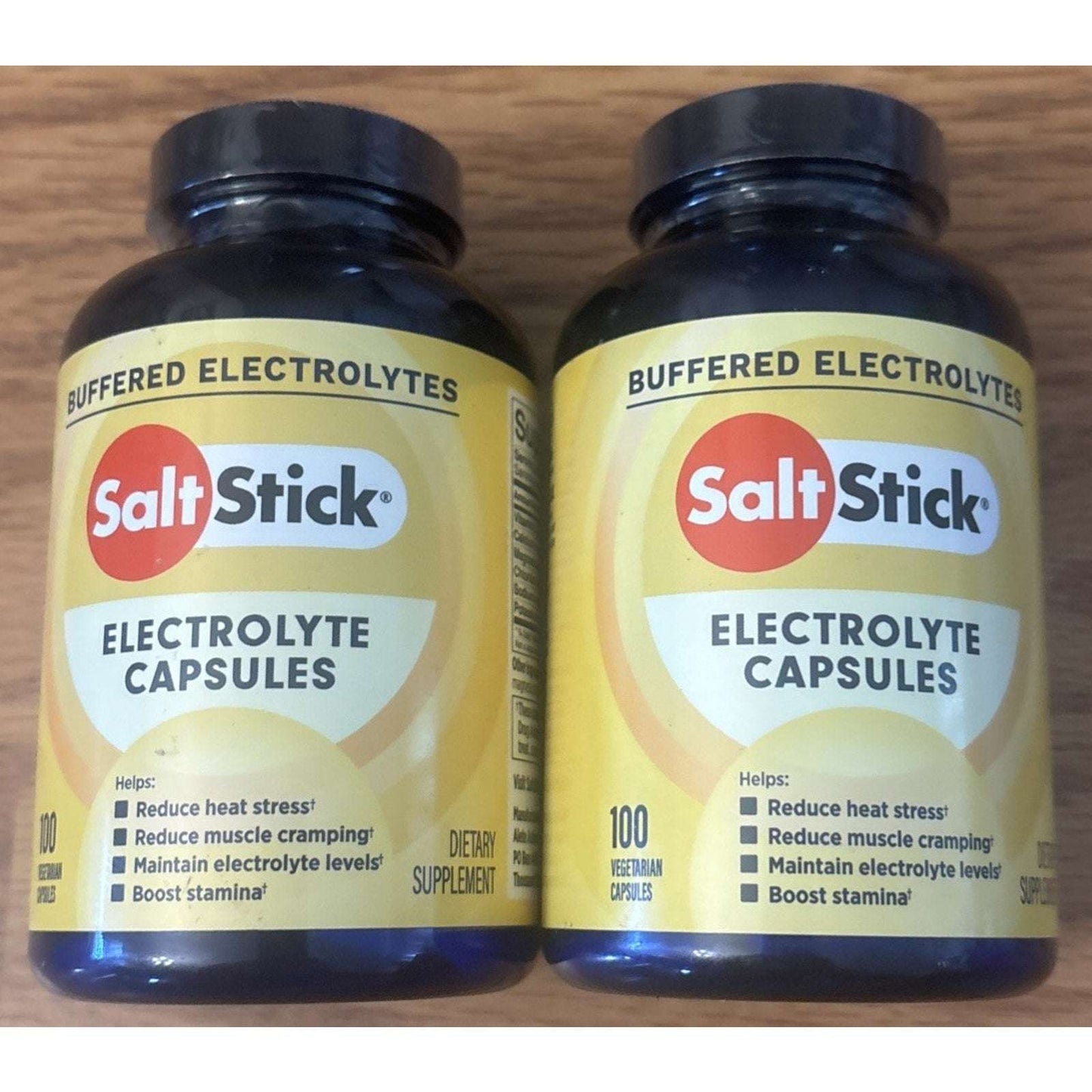 2x SaltStick Electrolyte Caps Buffered Electrolyte Salts 100ct 02/28 New Sealed