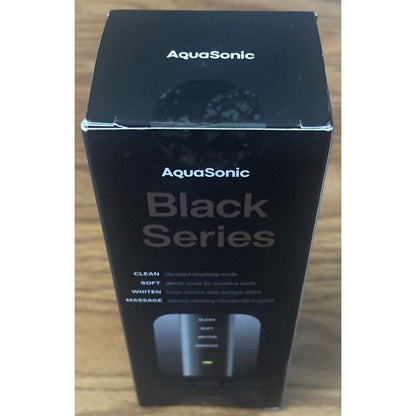 Aquasonic Black Series Electric Toothbrush Ultra Whitening + Case, 8 Heads ADA
