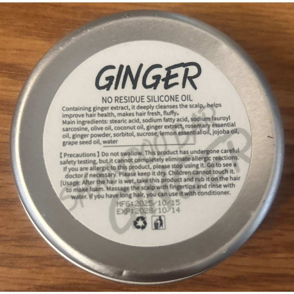 Ginger Shampoo Bar Hair Growth & Repair, Dandruff Care Organic Soap Bar 1.92oz