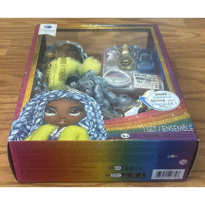 Rainbow High Sparkle & Shine Blue Hair 11" MARINA Doll Liquid Sparkles Legs MGA