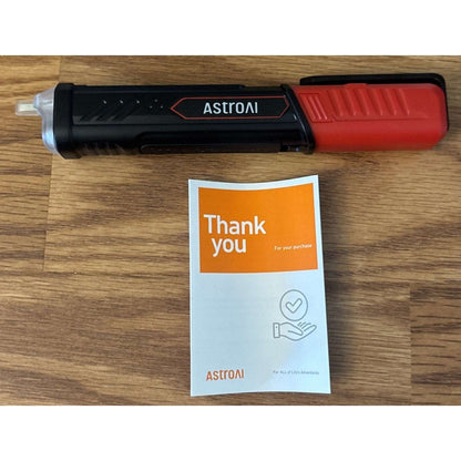 AstroAI Voltage Tester with Flashlight & Screwdriver Non-Contact Dual Range NEW
