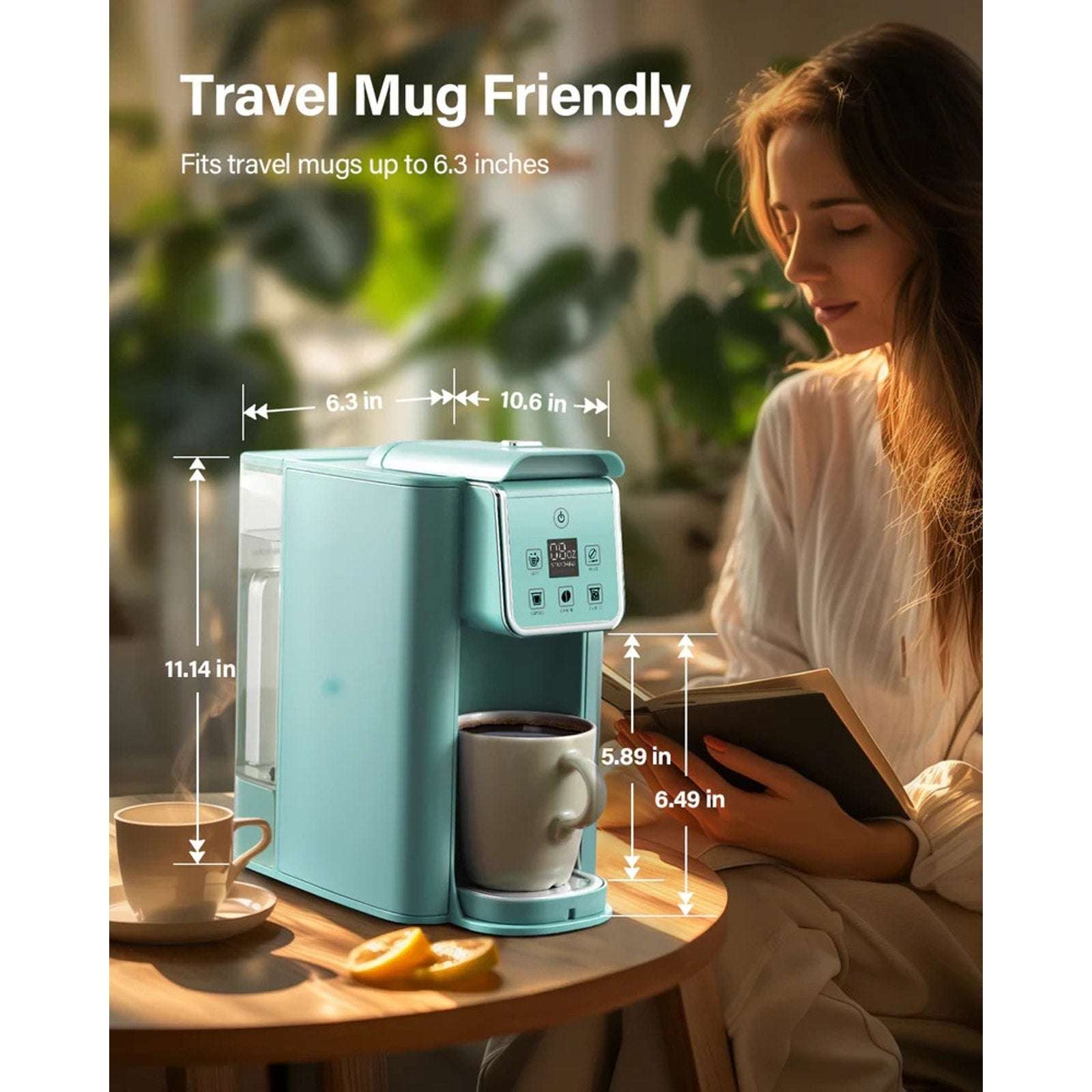 SHARDOR Single Serve Coffee Maker, Hot & Iced Coffee Machine K Cup, Pod & Ground